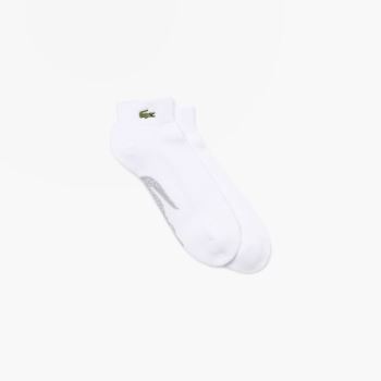 Lacoste Lacoste SPORT Printed Crocodile Low-Cut Cotton Socks Pánské - Ponožky Bílé / Šedé | CZ-LHnZW